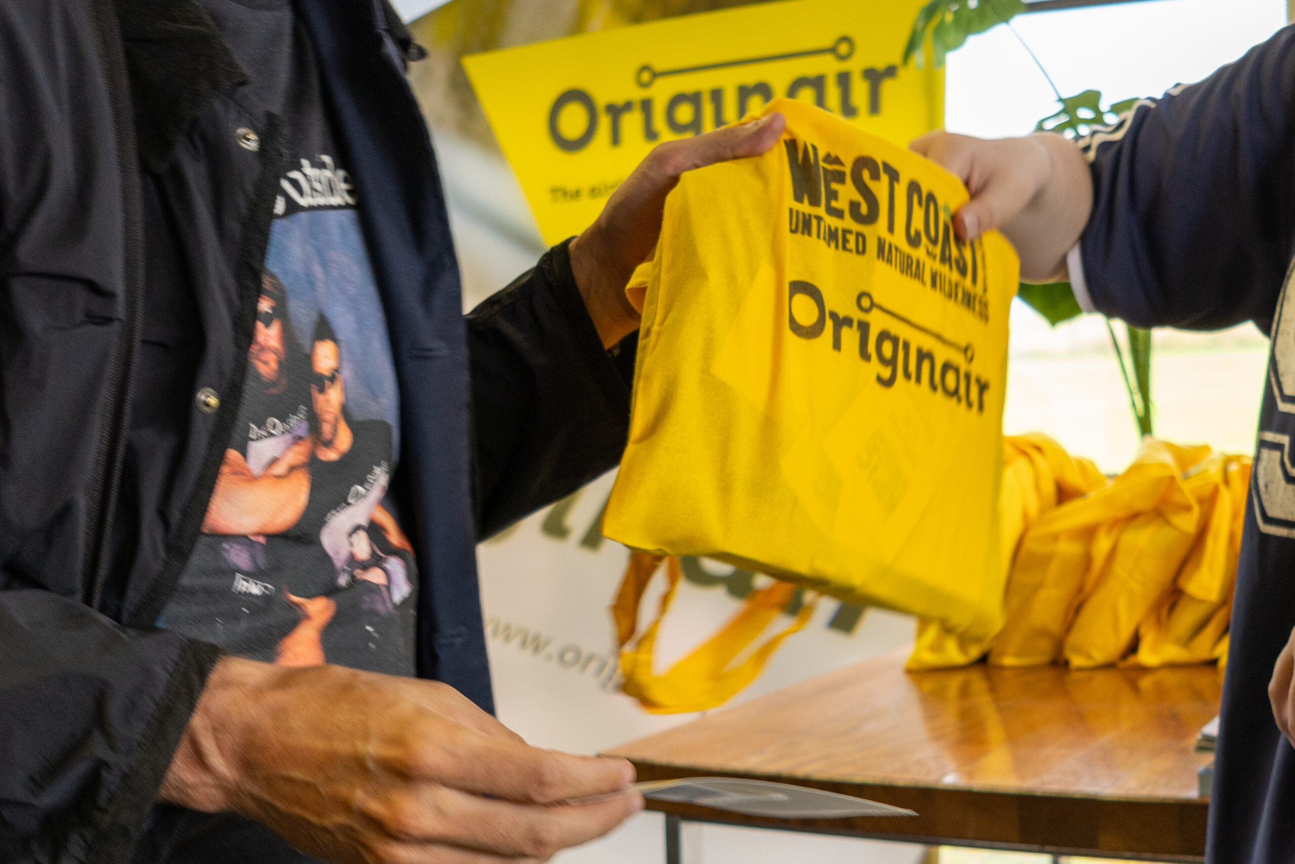 Originair Westport Launch goody bags